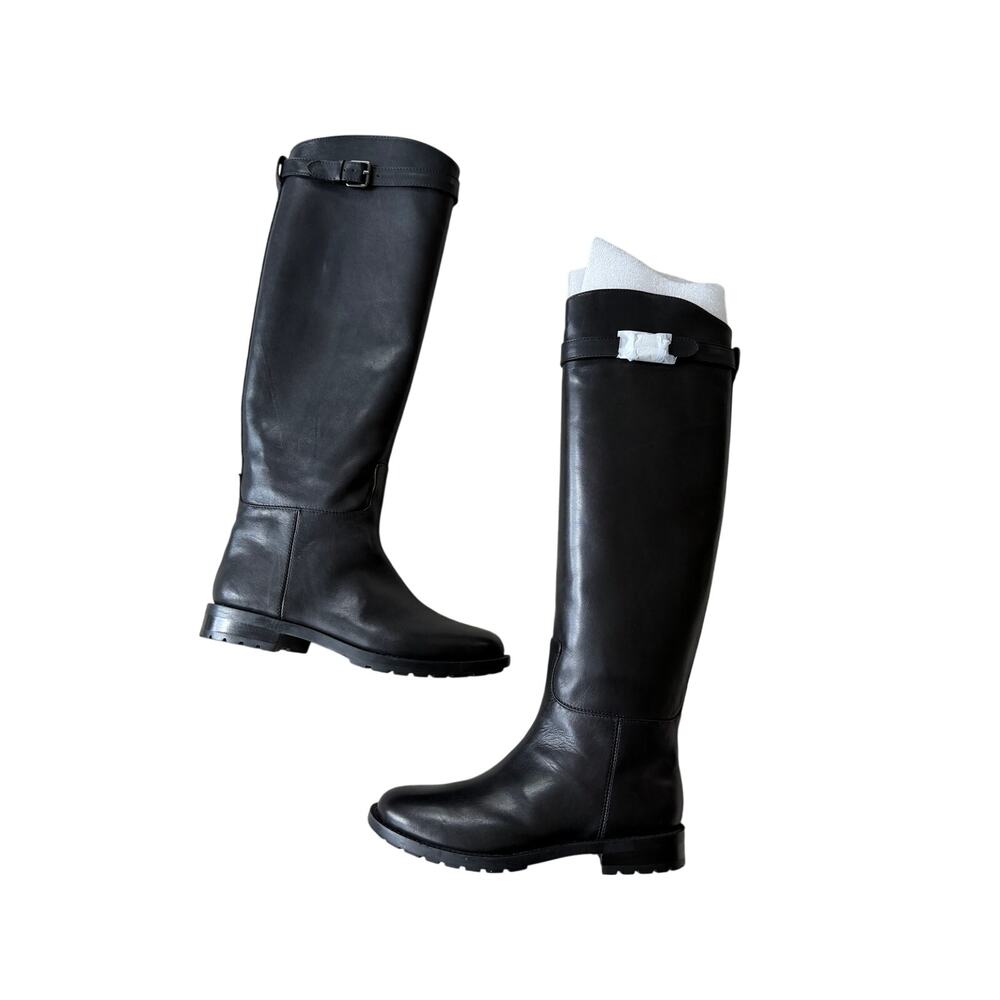 Banana Republic Black Leather Riding Boots (Size 5.5 M) - Picture 8 of 8